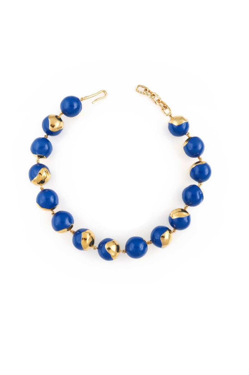 STATEMENT MULTI ENAMELED ORBS NECKLACE