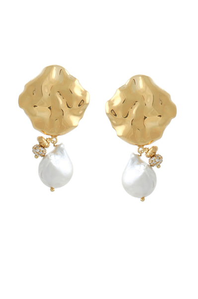 WAVE STUD PEARL EARRINGS – Joanna Laura Constantine