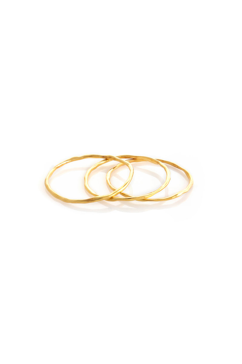 SET OF 3 WAVE BANGLES