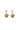 WAVE DANGLING EARRINGS WITH CULTURED PEARLS