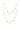 DOUBLE CHAIN NECKLACE WITH DANGLING STONES