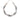 WHITE RHODIUM PLATED CHAIN NECKLACE WITH ENAMEL