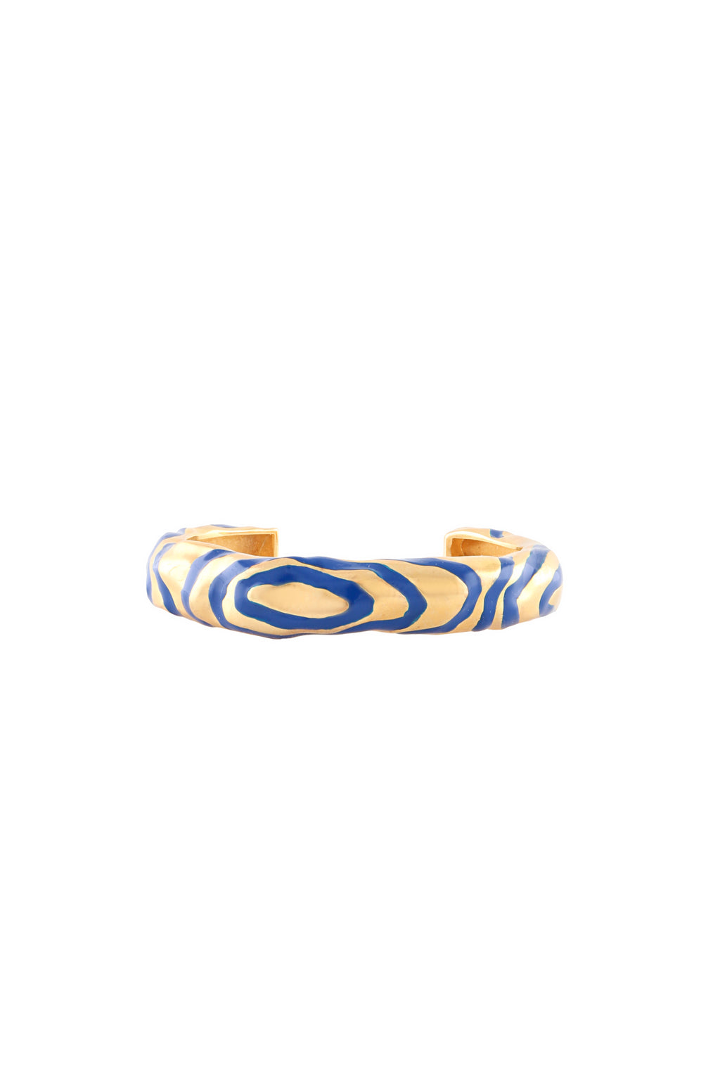 WAVE CUFF WITH ENAMEL DETAILS