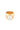GOLD PLATED STATEMENT WAVE RING WITH PEARL