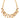 STATEMENT NECKLACE WITH DANGLING CABOCHON STONES