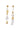 MISMATCHED PEARL DANGLING EARRINGS