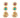 GOLD PLATED OVAL CABOCHON DANGLING EARRINGS