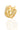 GOLD PLATED STATEMENT PAVE WAVES RING